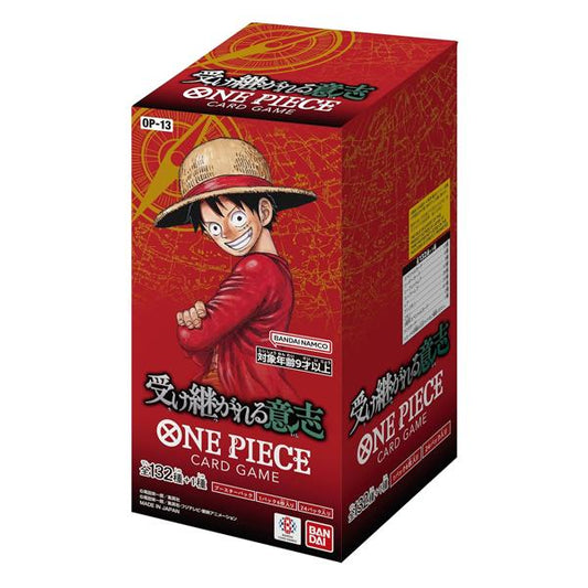 One Piece Card Game:  JPN Carrying on His Will (OP-13) - Booster Box