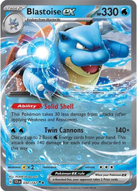 Blastoise ex #030 - Stellar Crown (Half Art)