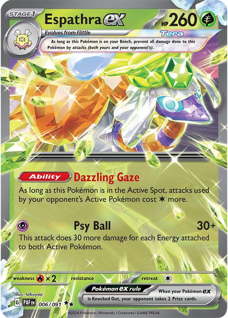 Espathra ex #06 - Paldean Fates (Half Art)
