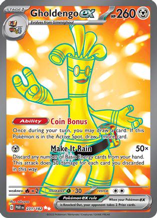 Gholdengo ex #231 - Paradox Rift (Full Art)