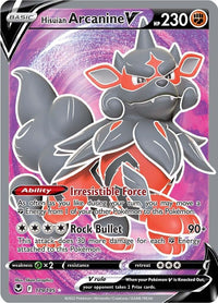 Hisuian Arcanine V #179 - Silver Tempest (Full Art)