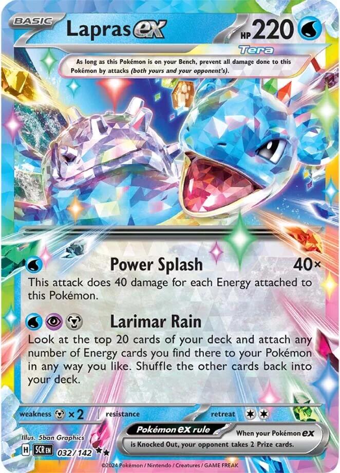 Lapras ex #32 - Stellar Crown (Half Art)