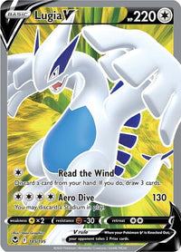 Lugia V #185 - Silver Tempest (Full Art)