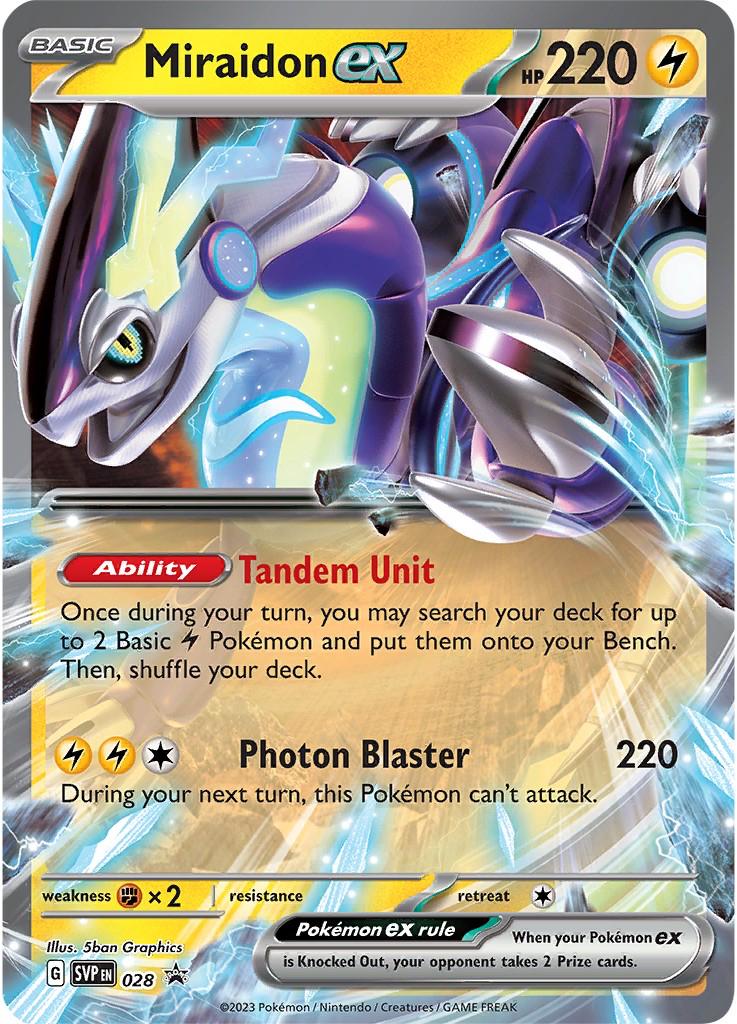 Miraidon ex #28 - Scarlet & Violet Promo (Half Art)