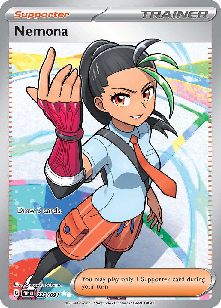 Nemona #229 - Paldean Fates (Full Art)