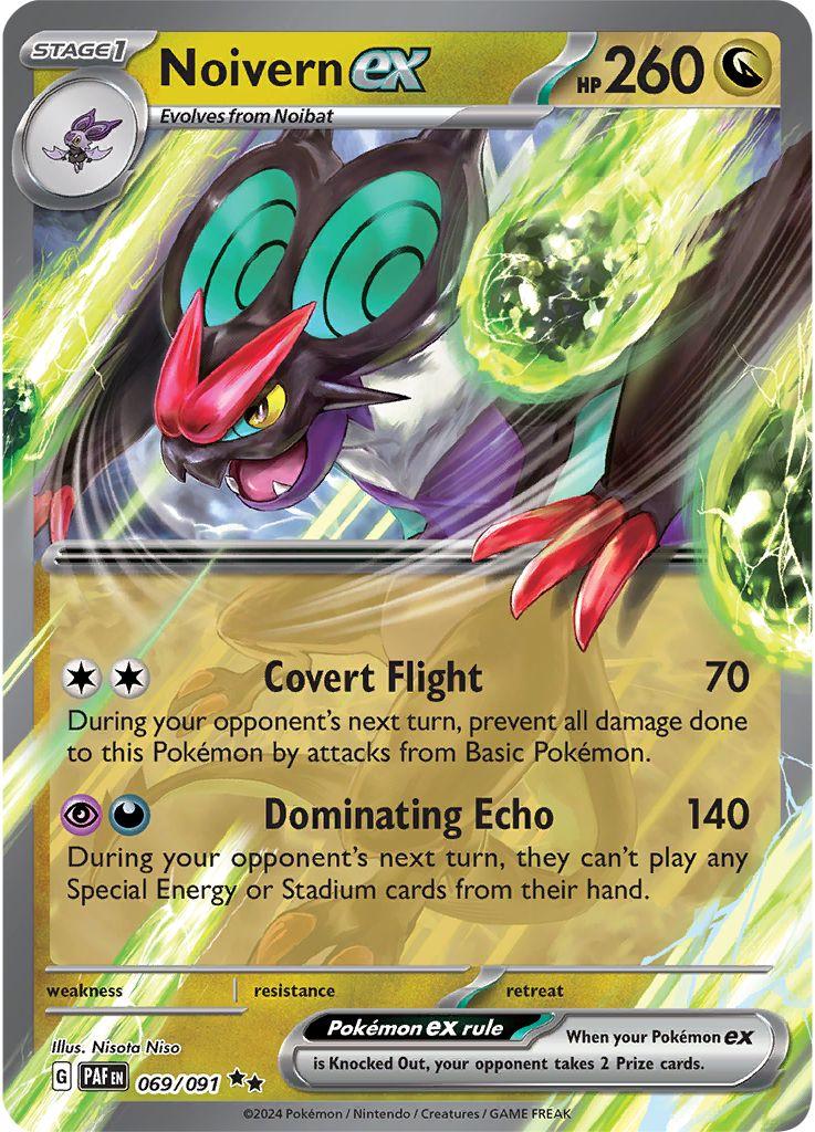 Noivern ex #69 - Paldean Fates (Half Art)