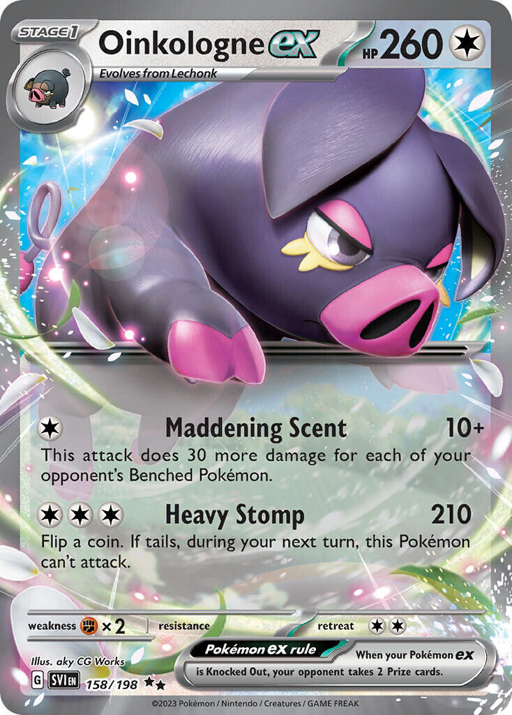 Oinkologne ex #158 - Scarlet & Violet Base (Half Art)