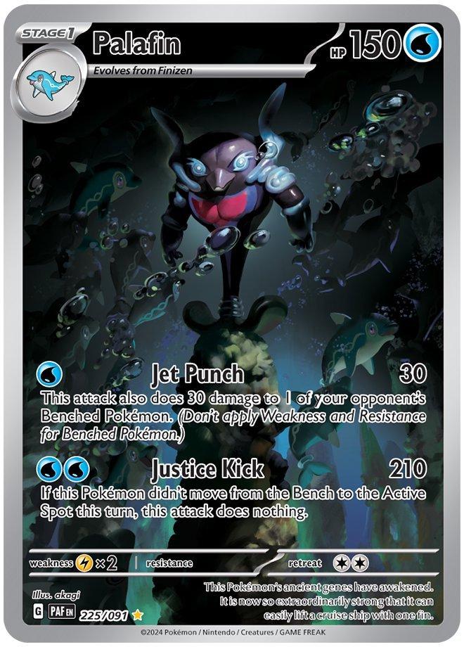 Palafin #225 - Paldean Fates (Illustration Rare)