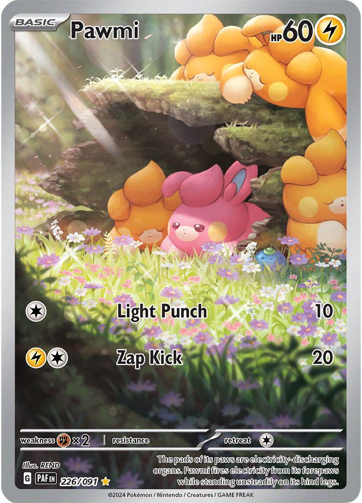 Pawmi #226 - Paldean Fates (Illustration Rare)