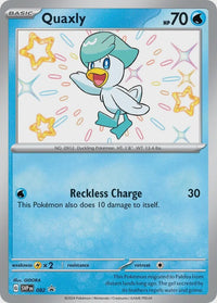 Quaxly #82 - Paldean Fates Promo (Shiny)