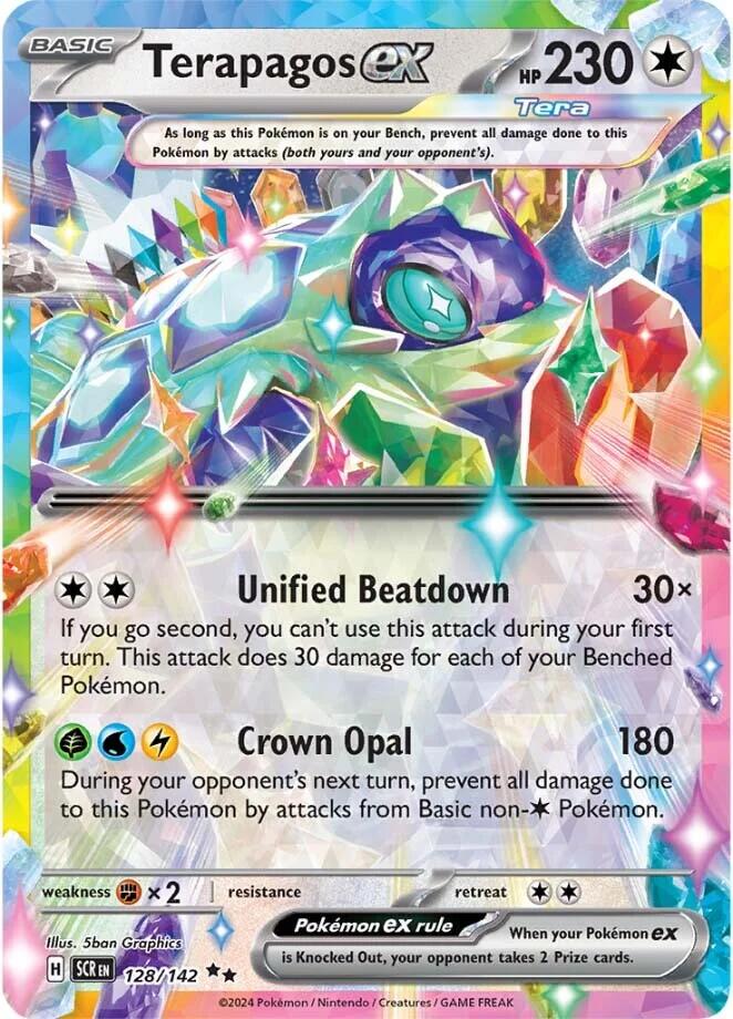 Terapagos ex #128 - Stellar Crown (Half Art)