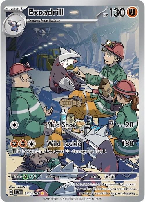 Excadrill #174 - Temporal Forces (Illustration Rare)