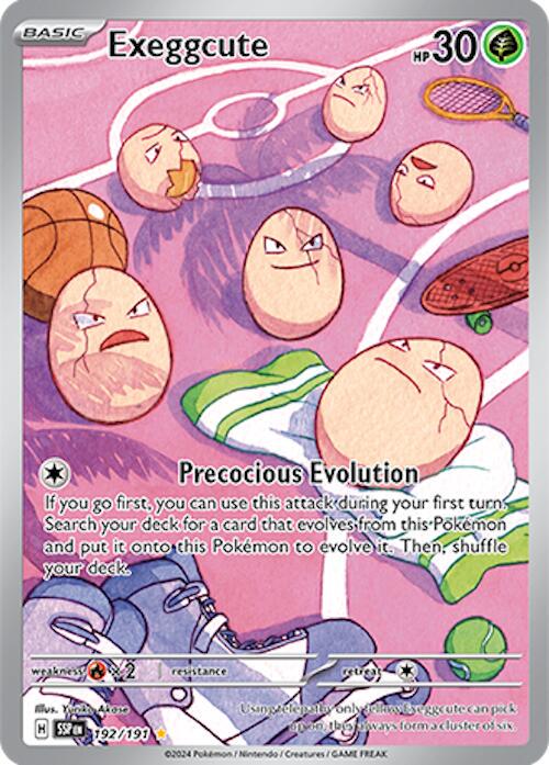 Exeggcute #192 - Surging Sparks (Illustration Rare)