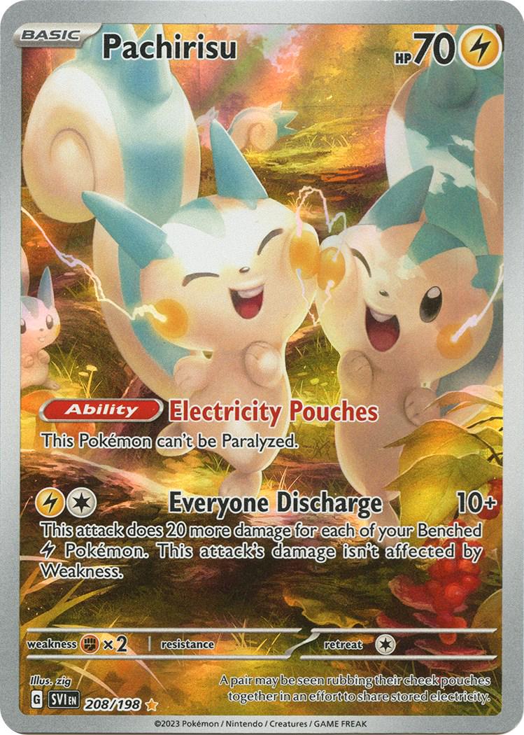Pachirisu #208 - Scarlet & Violet Base (Illustration Rare)